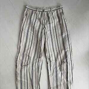 Nili Lotan Striped Shon Pants - Size 4